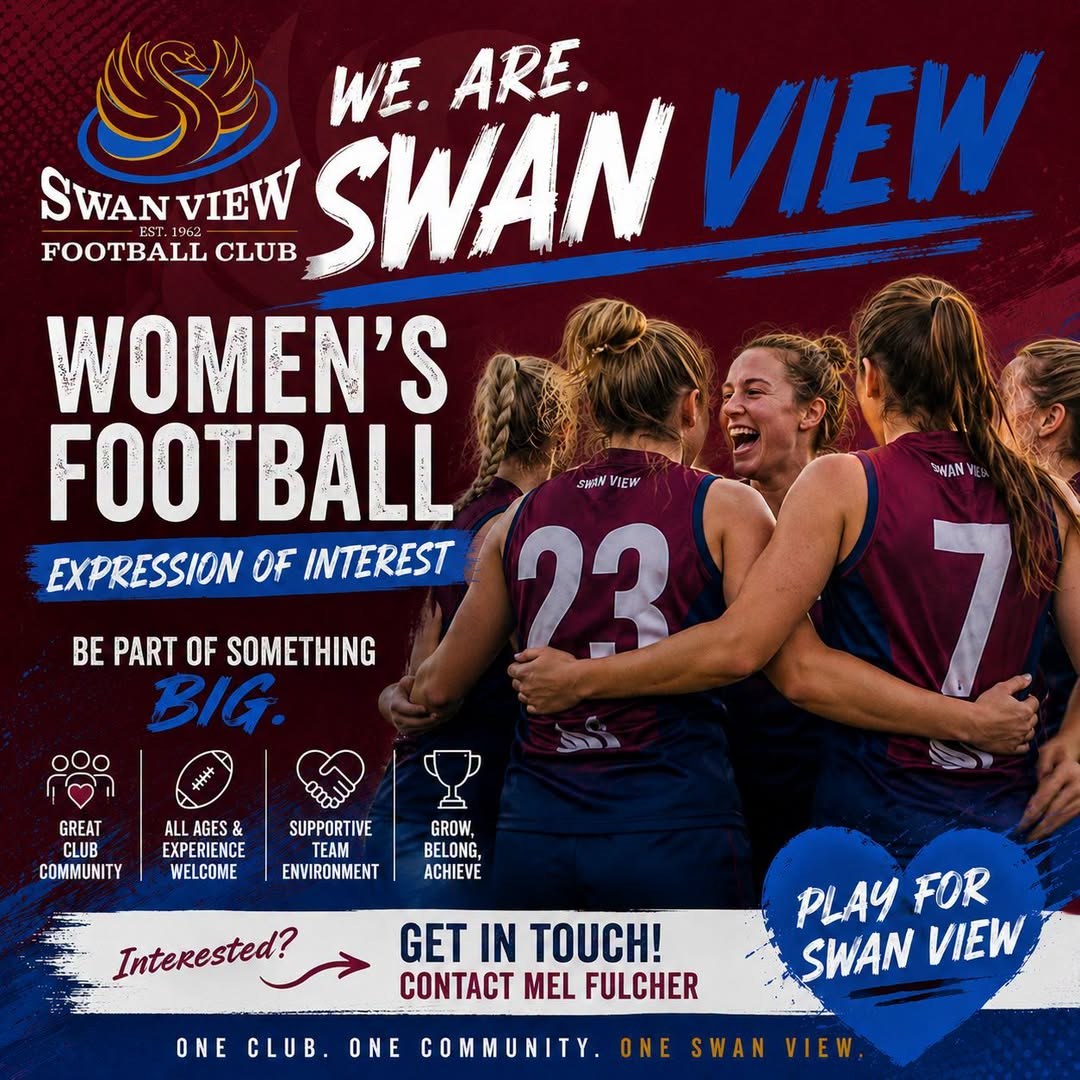 Women's football: expressions of interest. Great club community, all ages and experience welcome, supportive team environment, grow, belong, achieve. Get in touch with Mel Fulcher.